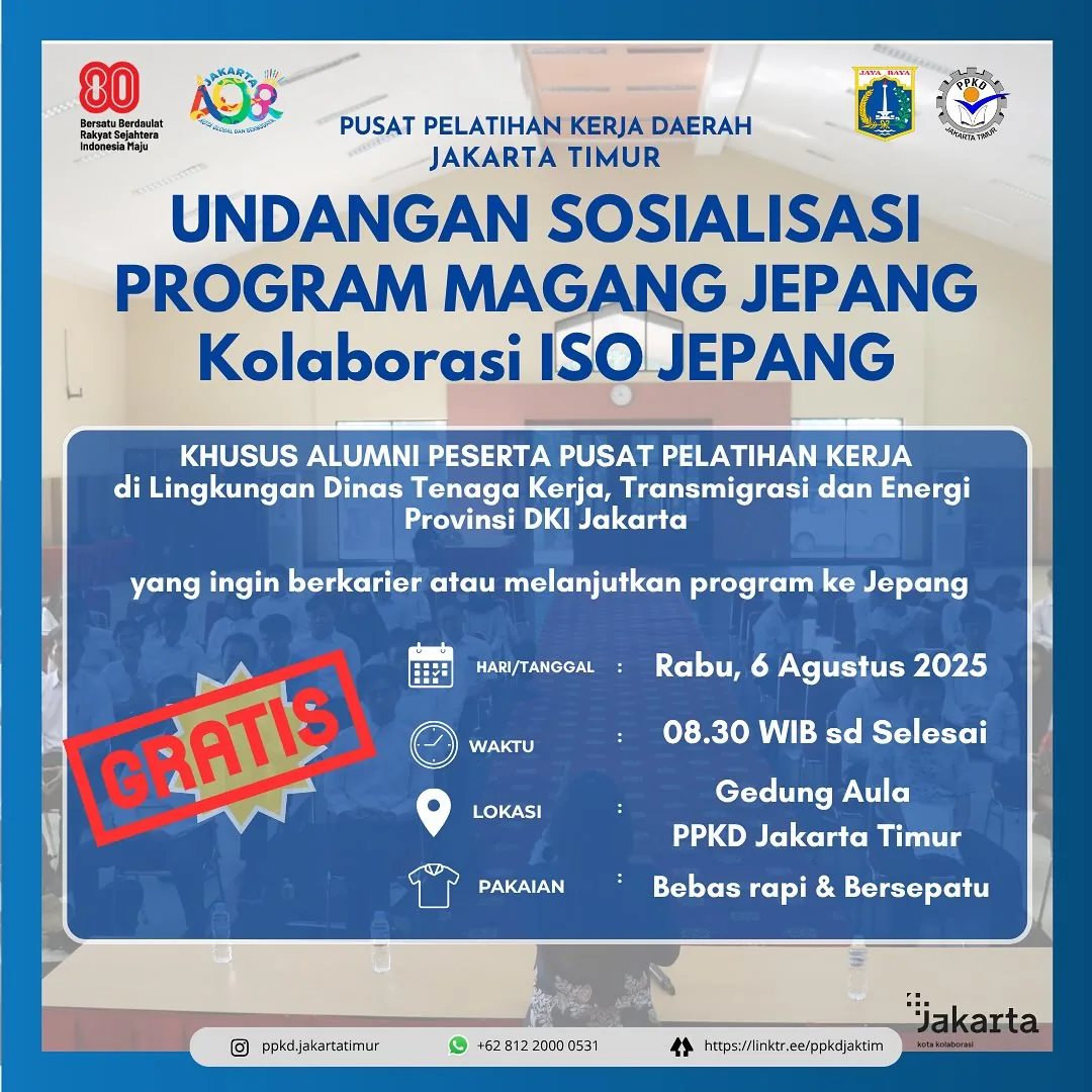 UNDANGAN SOSIALISASI PROGRAM MAGANG JEPANG – PPKD KABUPATEN MALAKA